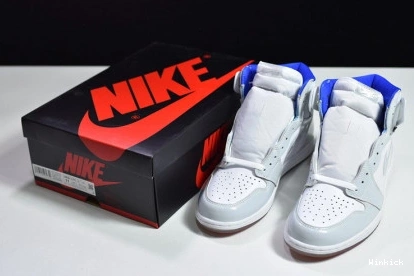 WHITE HIGH - JORDAN BLUE CK6637-104 RETRO RACER ZOOM 1 1205